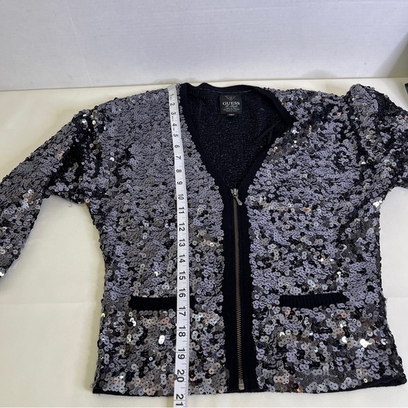 Guess Los Angeles sequin cardigan New Years - Picture 11 of 11